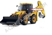 Стекло двери левое погрузчика jcb 3cx 4cx сталинит 827/80143